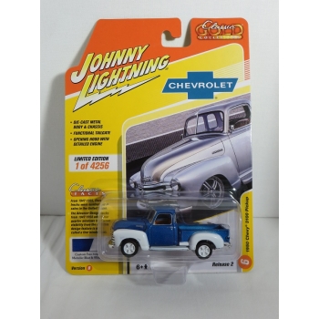 Johnny Lightning 1:64 Chevrolet 3100 Pickup 1950 blue
